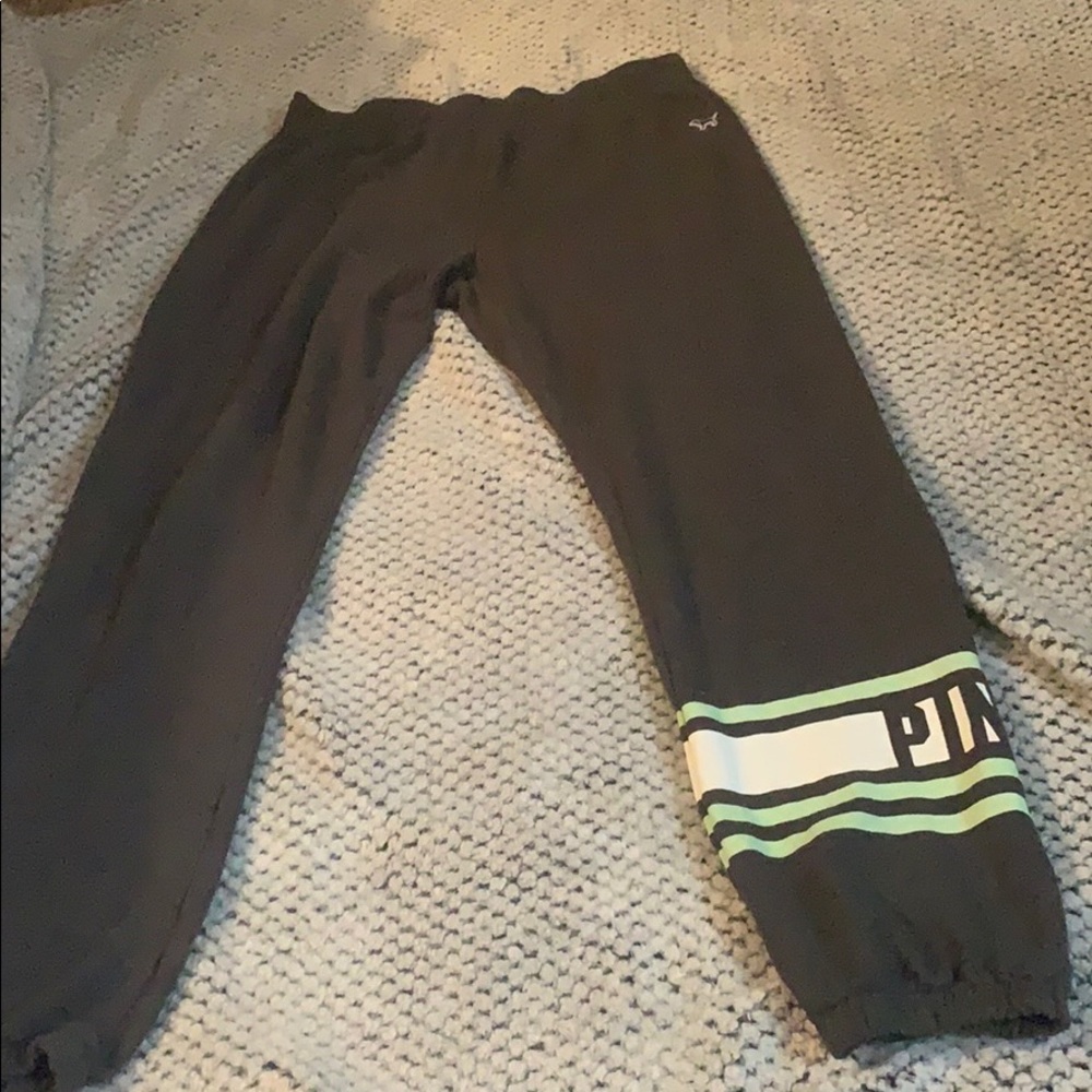 PINK cropped sweat pants